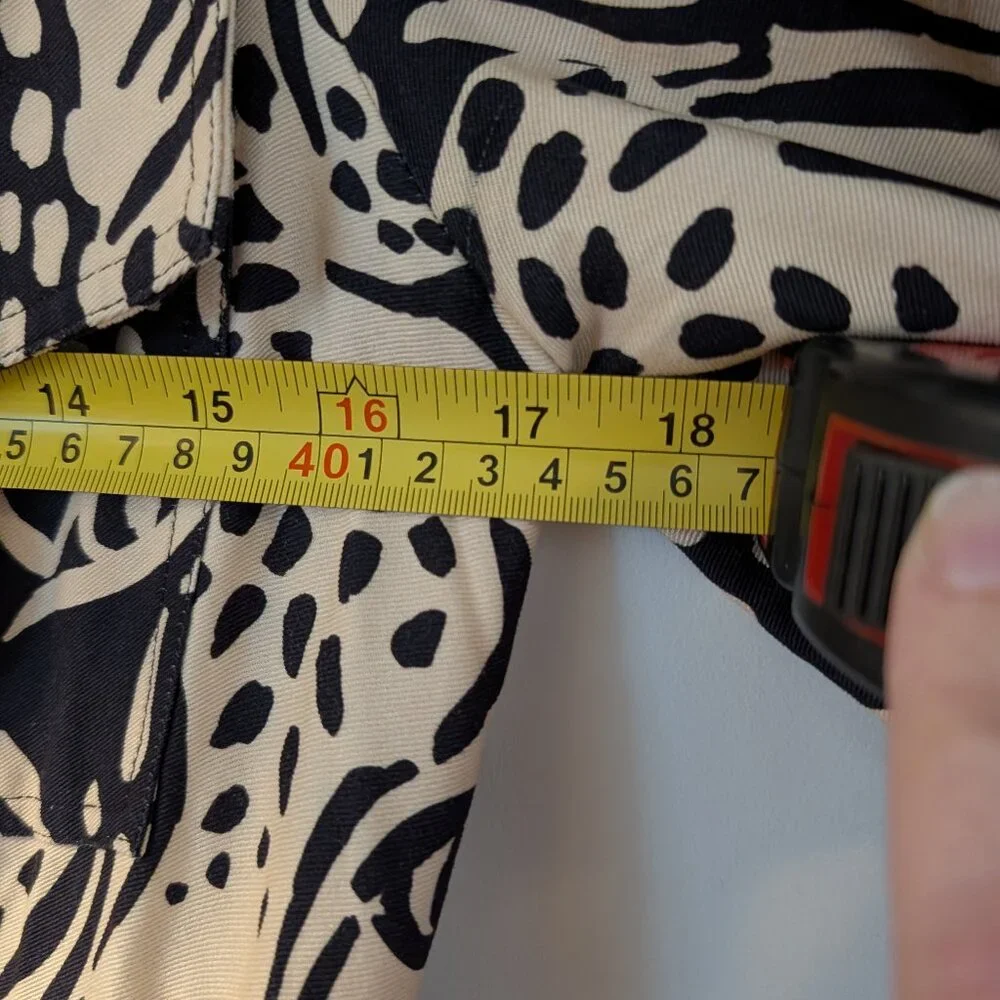 FARM RIO Mixed Midnight Leopards Midi Dress, size S - Picture 6 of 16